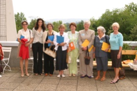With ambassadors wives - Anna Tardos and Laura Briely, Budapest 2005